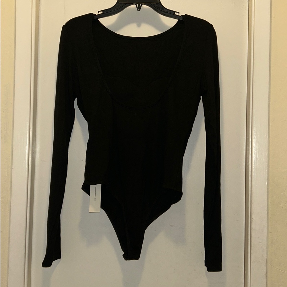 Black Long Sleeve Bodysuit